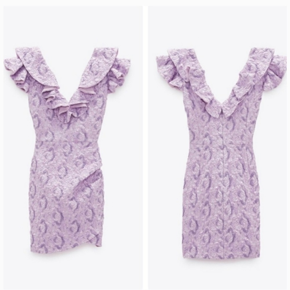 Zara Limited Edition Ruffled Mini Dress - NWT